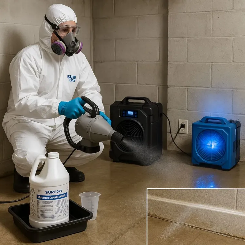 Sanitization and Odor Removal process in South Oroville, CA